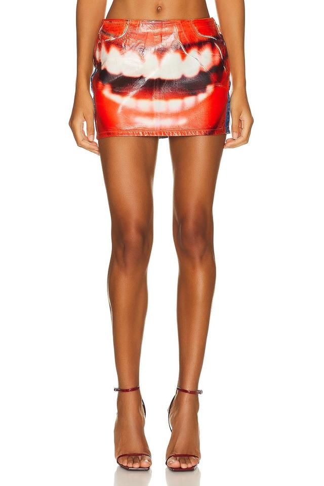 Diesel Mini Skirt Red. (also in ). Product Image