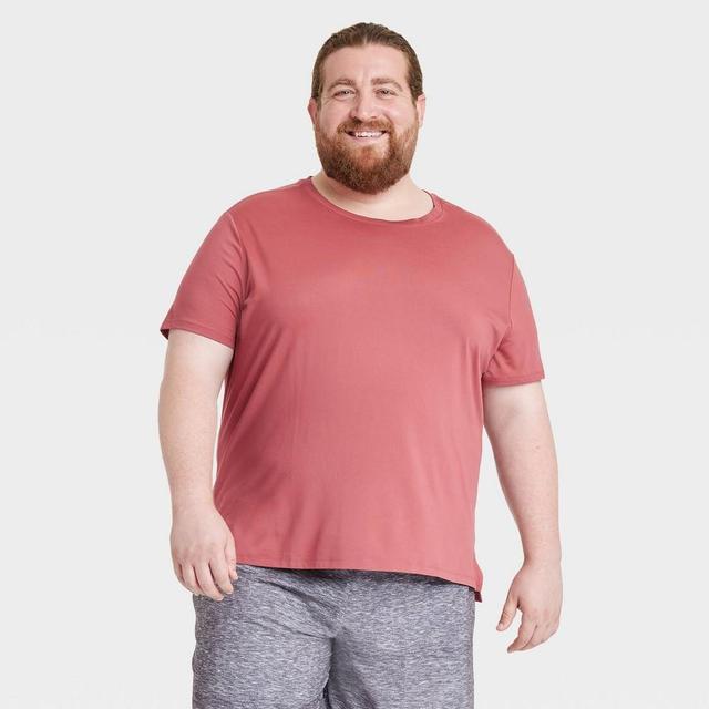 Mens Big Short Sleeve Performance T-Shirt - All In Motion Red 2XL Product Image