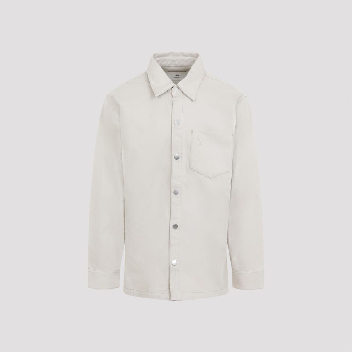 AMI ALEXANDRE MATTIUSSI Ami Paris Shirt In White Product Image