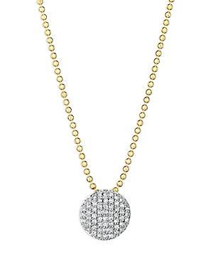 Phillips House Rhodium & 14K Yellow Gold Diamond Mini Infinity Necklace, 16-18 Product Image