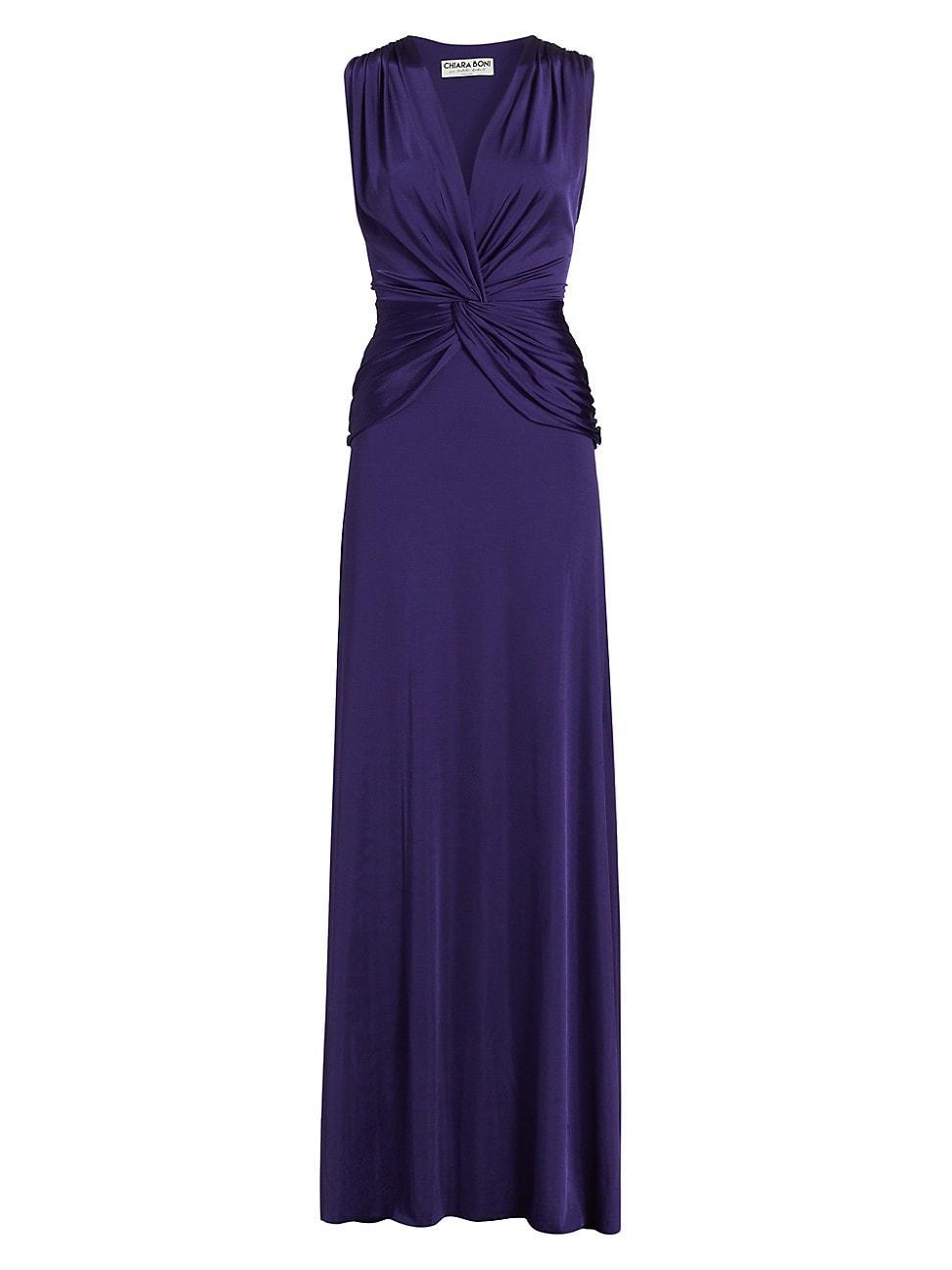 Womens Kinj Twisted V-Neck Gown Product Image