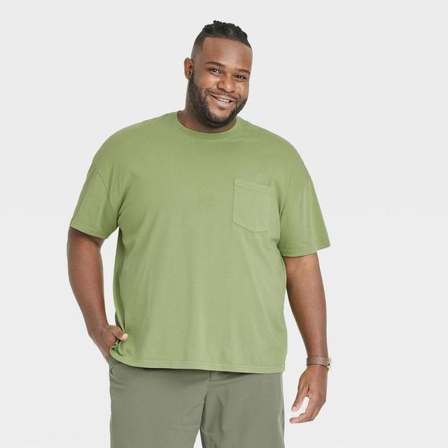 Mens Big & Tall Heavyweight Short Sleeve T-Shirt - Goodfellow & Co Helicopter 3XLT Product Image