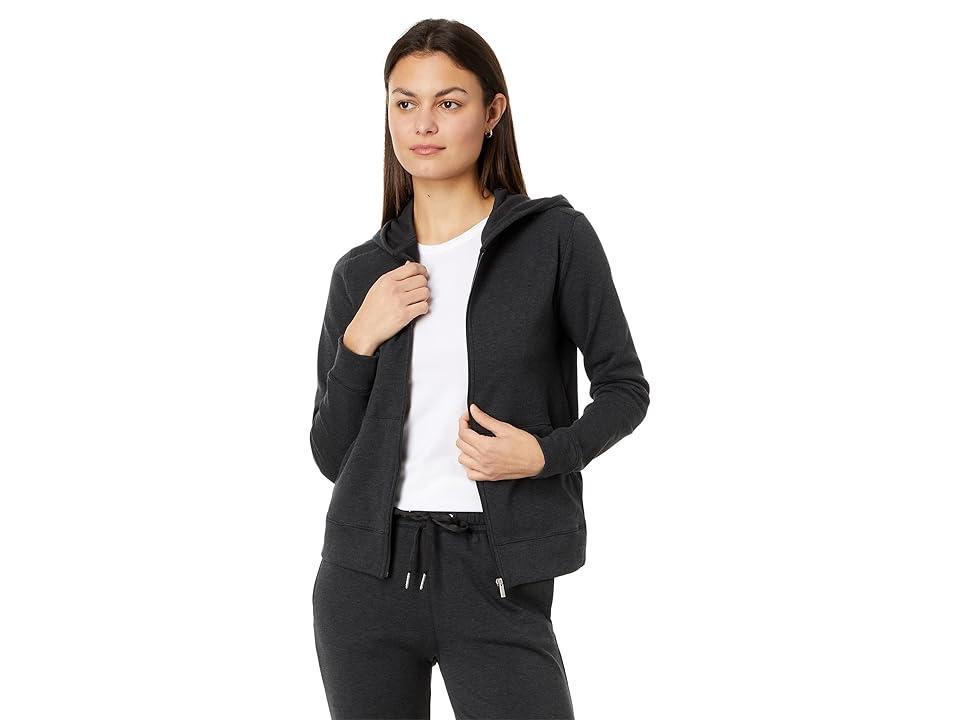 TravisMathew Cloud Zip Hood (Heather ) Women's Jacket Product Image