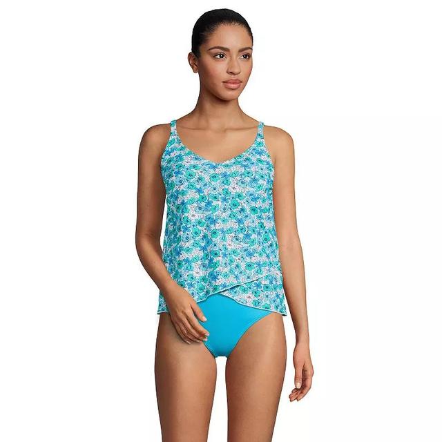 Womens Lands End DDD-Cup Chlorine Resistant Tulip Hem Tankini Swim Top Product Image