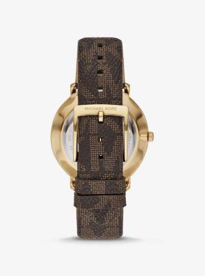 Oversized Pavé Logo -Tone Watch Product Image