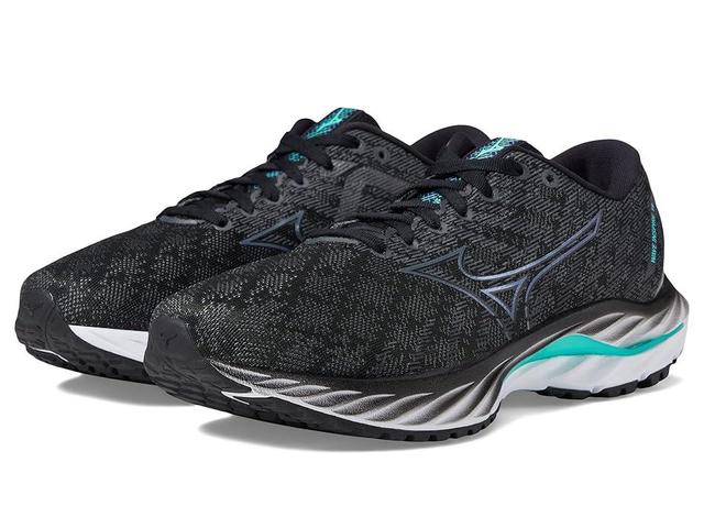 Mizuno Wave Inspire 19 Metallic Grey) Men's Shoes Product Image