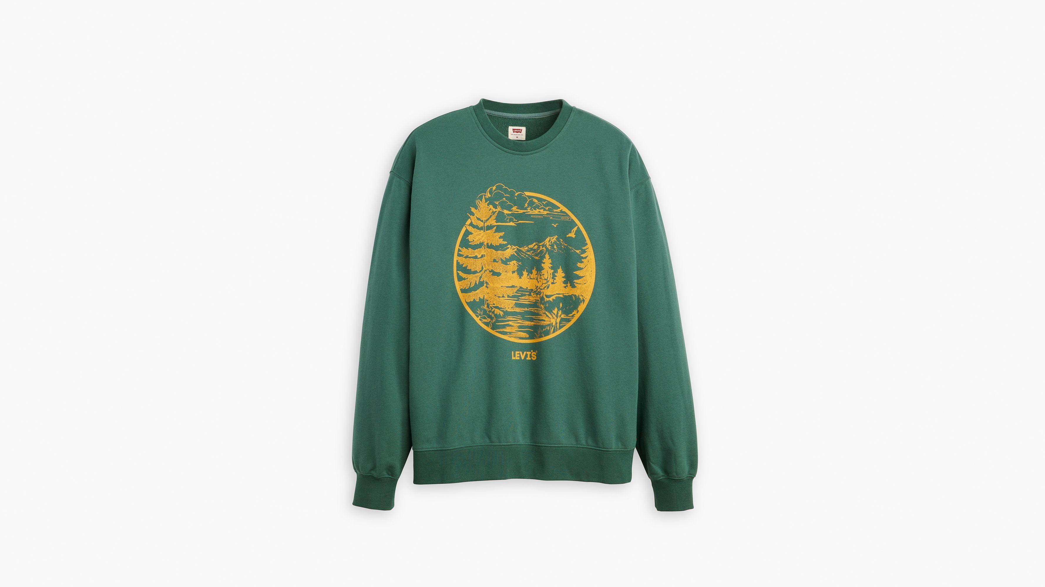 Relaxed Graphic Crewneck Sweatshirt Product Image