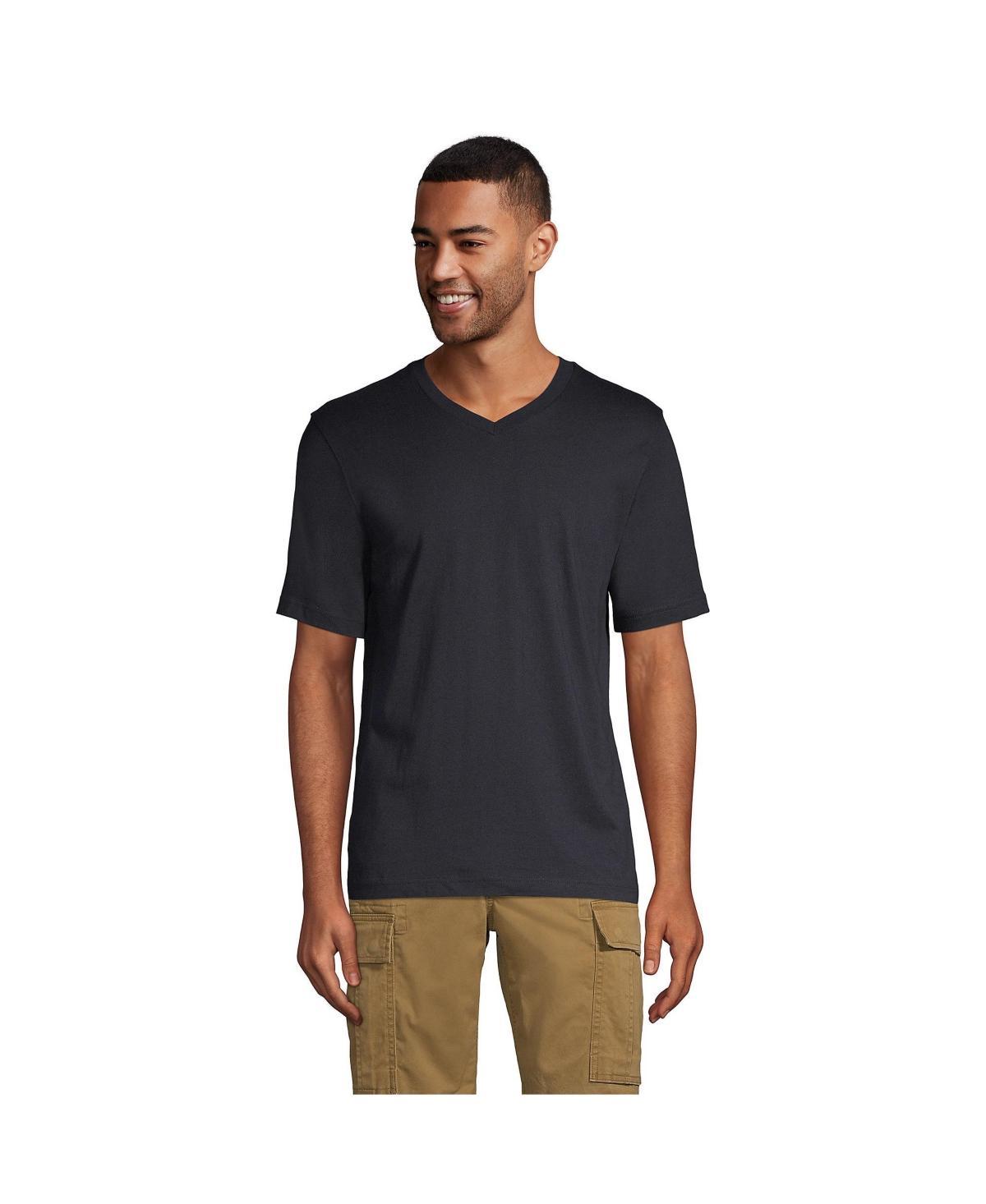 Big & Tall Lands End Super-T V-neck Tee, Mens Product Image