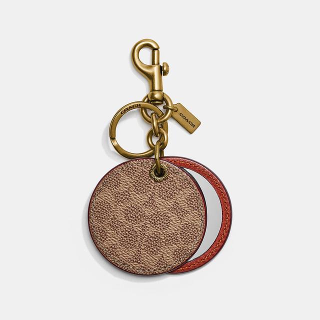 Coach Women's Mirror Bag Charm - Tan Rust Product Image