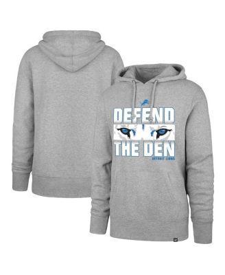 Mens 47 Gray Detroit Lions Regional Headline Pullover Hoodie Product Image