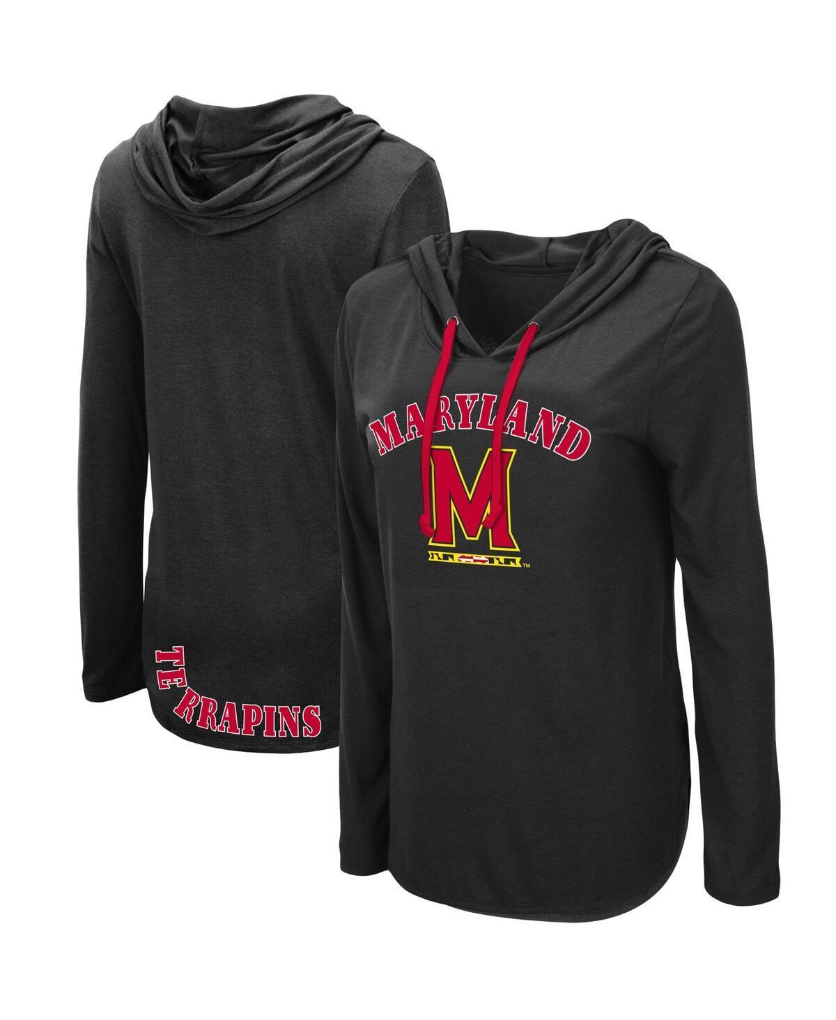 Womens Colosseum Maryland Terrapins My Lover Hoodie Long Sleeve T-Shirt Product Image