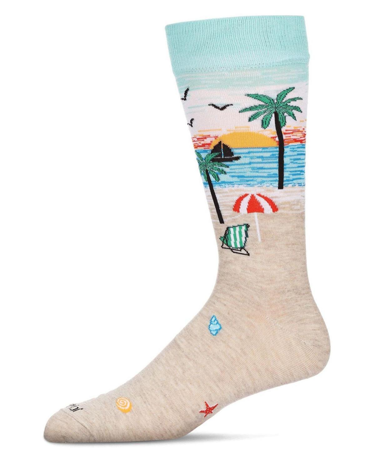 MeMoi Mens Paradise Novelty Crew Socks Product Image