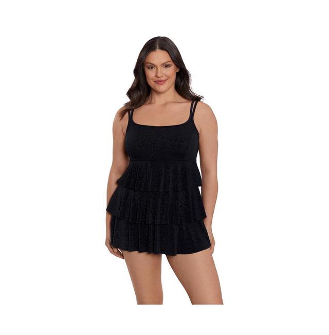 Women's Triple Tier Swim Dress Product Image