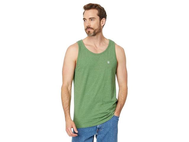 Volcom Solid Heather Tank (Ivy Heather) Men's Clothing Product Image