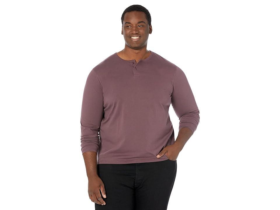 Levi's(r) Mens Long Sleeve Jersey Henley Tee (Huckleberry) Men's T Shirt Product Image