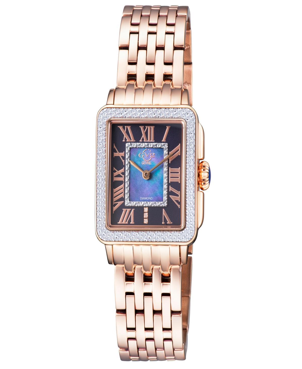 GV2 by Gevril Womens Padova Rose Gold-Tone Stainless Steel Watch 30mm Product Image