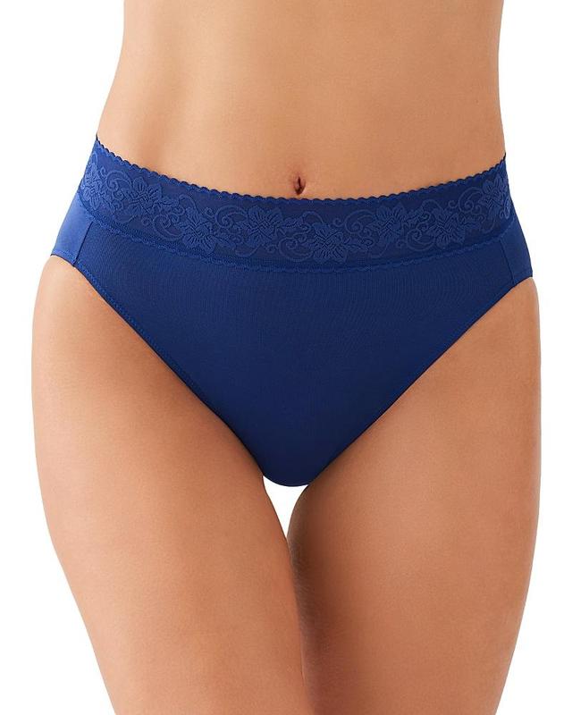 Wacoal Comfort Touch Hi Cut Brief Panty Depths) Women's Underwear Product Image