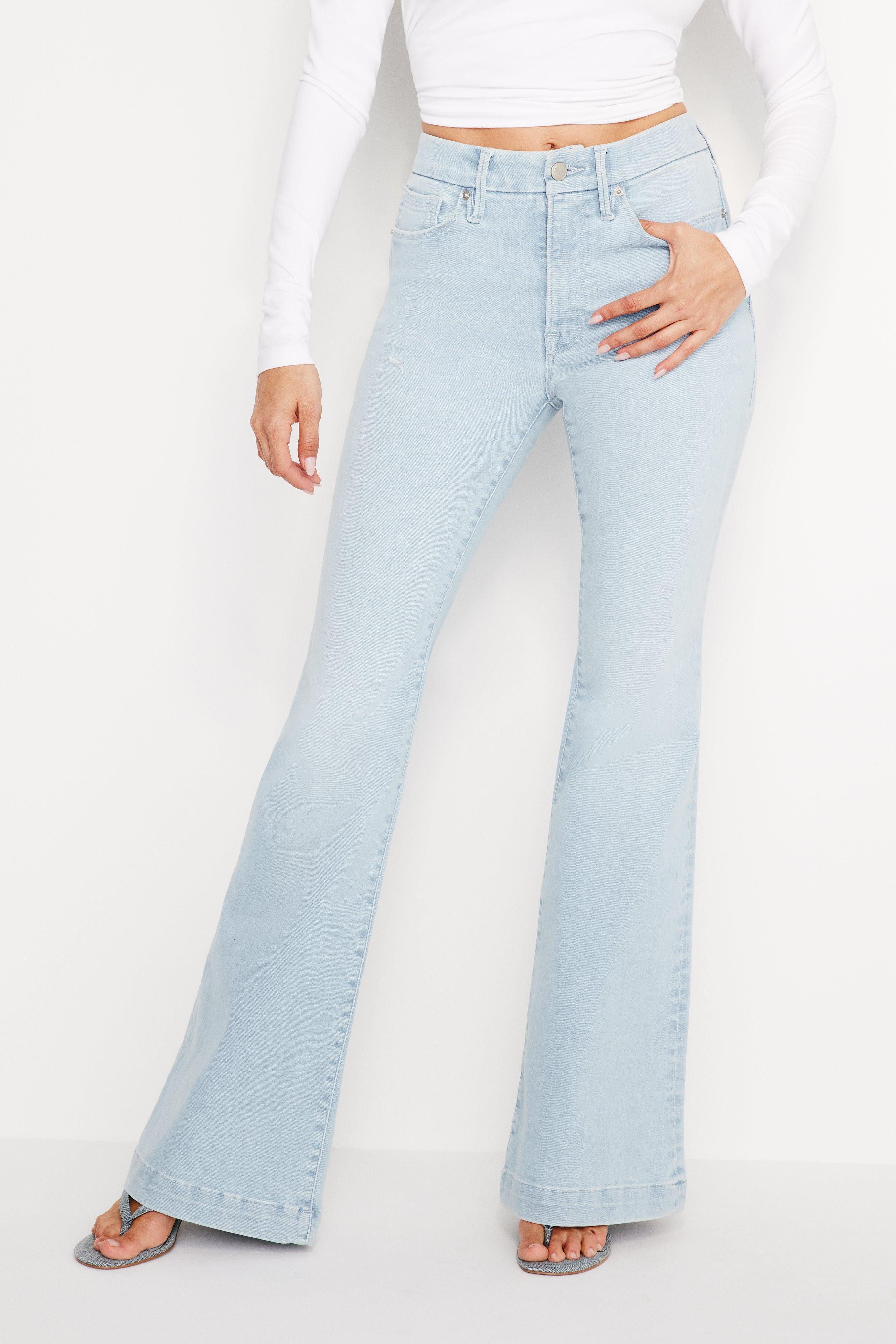 ALWAYS FITS GOOD LEGS FLARE JEANS | INDIGO657 Product Image