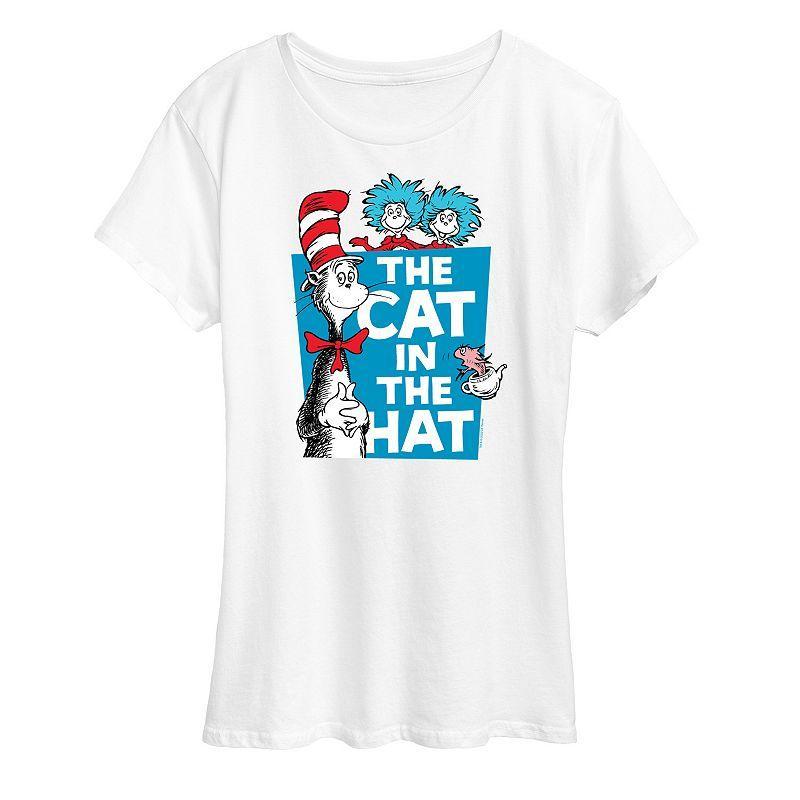 Womens Dr. Seuss Cat In The Hat Graphic Tee Product Image