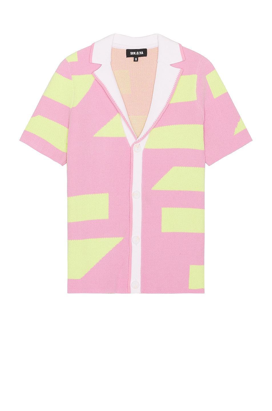 SER.O.YA Lei Shirt in Pink Product Image