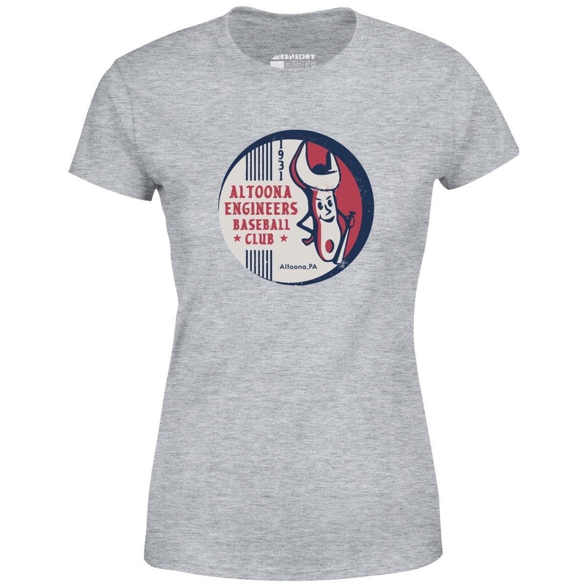 Altoona Engineers - Pennsylvania - Vintage Defunct Baseball Teams - Women's T-Shirt Female Product Image