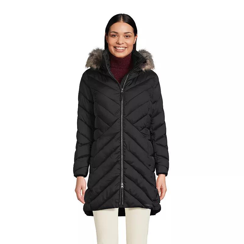 Lands End Womens Petite Insulated Cozy Fleece Lined Winter Coat Product Image