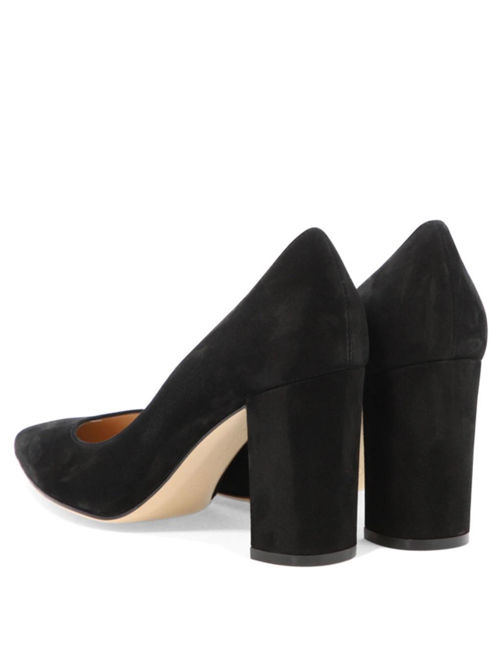 GIANVITO ROSSI Pumps Piper Pump 85 Suede Black Product Image