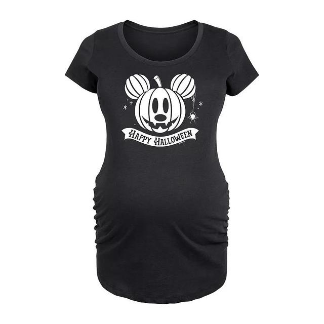 Maternity Retro Lucky Graphic Tee, Womens Black Product Image