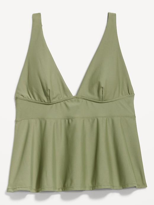 V-Neck Swing Tankini Swim Top Product Image