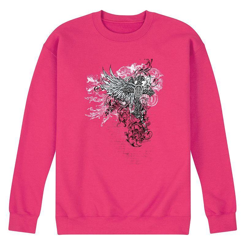 Mens The Templars Fleece Sweatshirt Pink Product Image