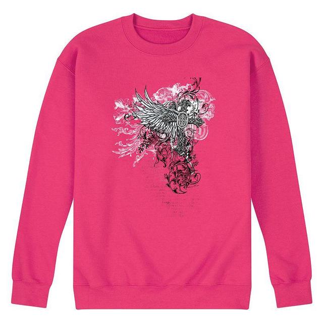 Mens The Templars Fleece Sweatshirt Pink Product Image