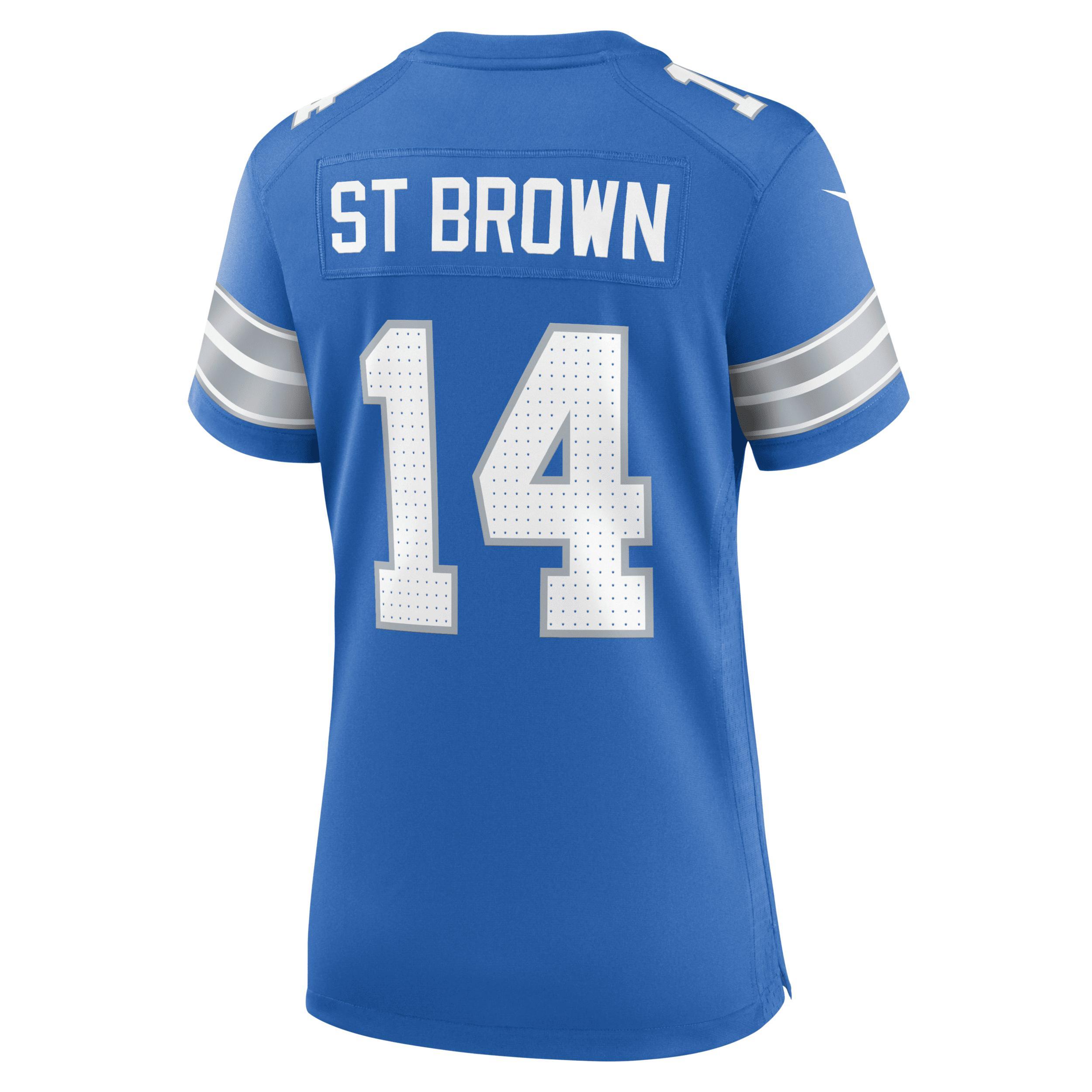 Amon-Ra St. Brown Detroit Lions Nike Womens NFL Game Football Jersey Product Image