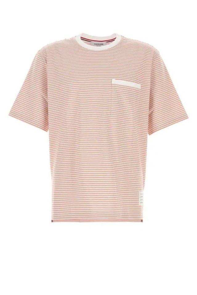 Oversized Cotton Pocket T-shirt In Multicolor Product Image