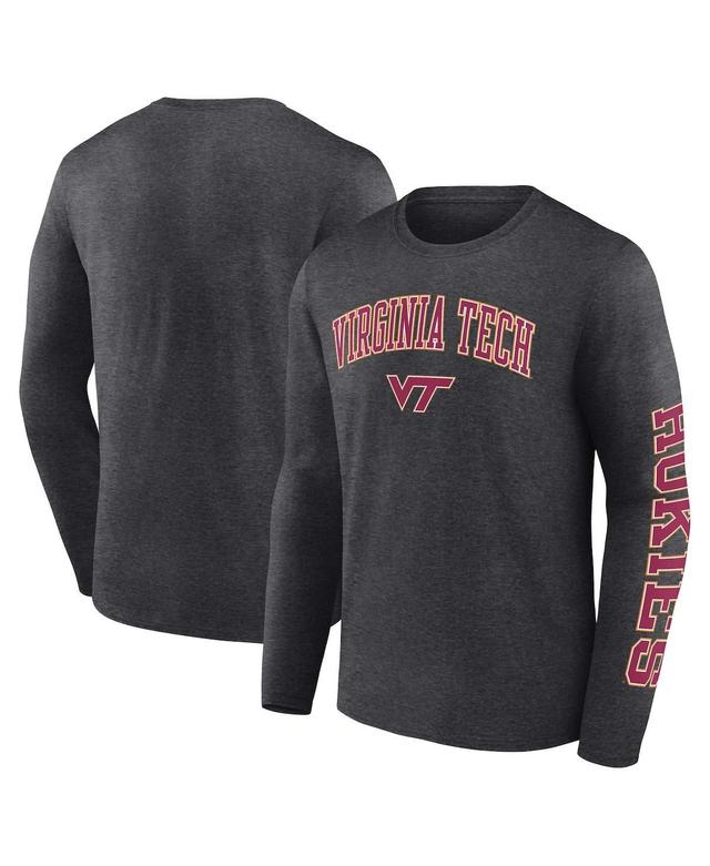 Mens Fanatics Branded Texas Tech Red Raiders Distressed Arch Over Logo Long Sleeve T-Shirt Product Image