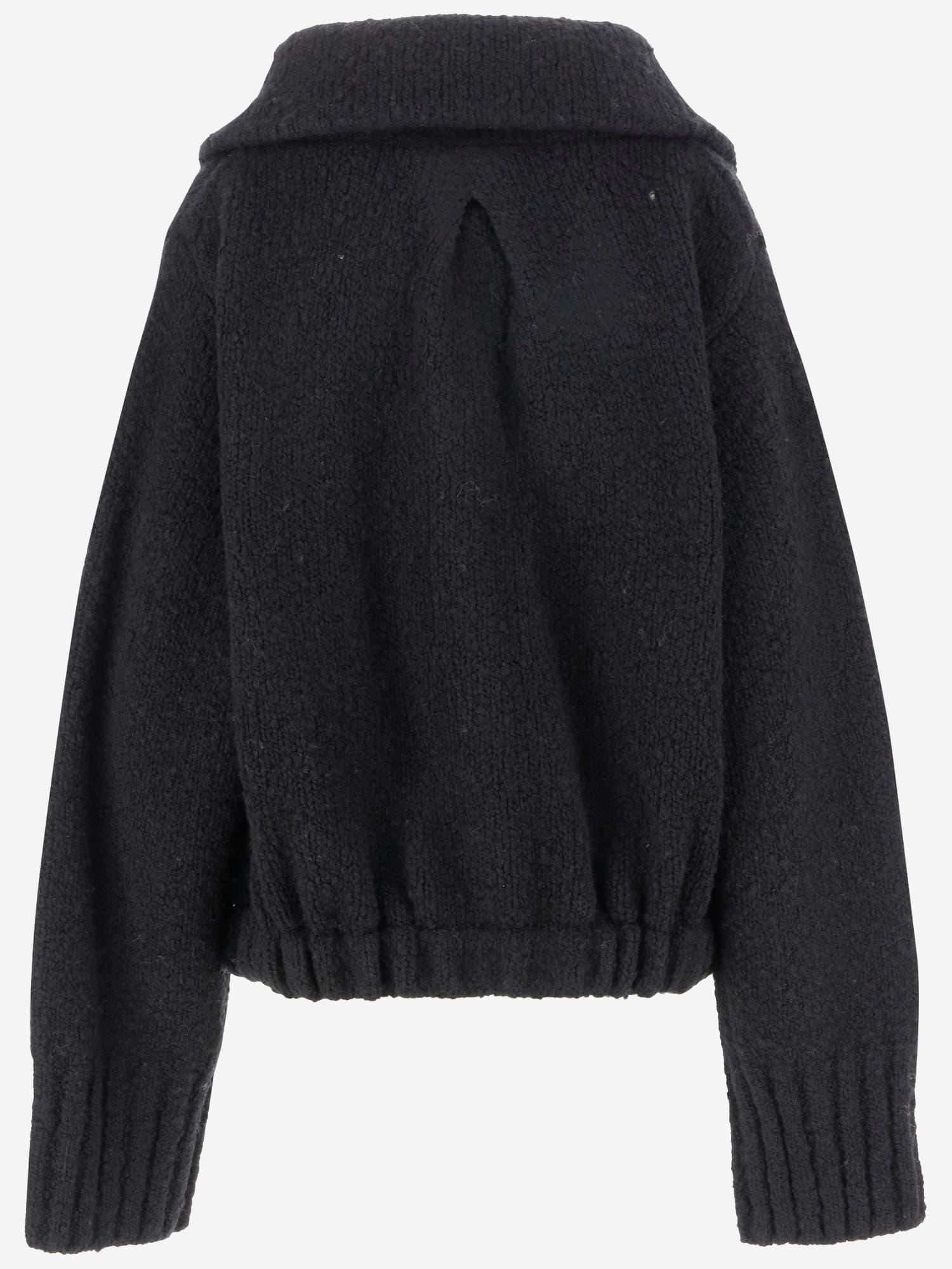 DRIES VAN NOTEN Wool Cardigan In Black Product Image