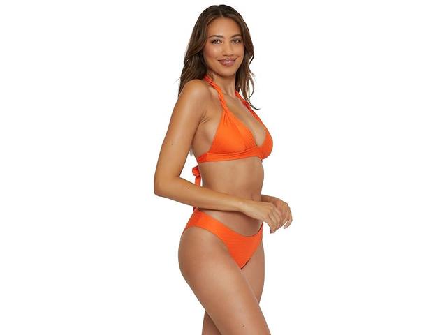 BECCA Catalonia Textured Hipster Bottom (Carrot) Women's Swimwear Product Image