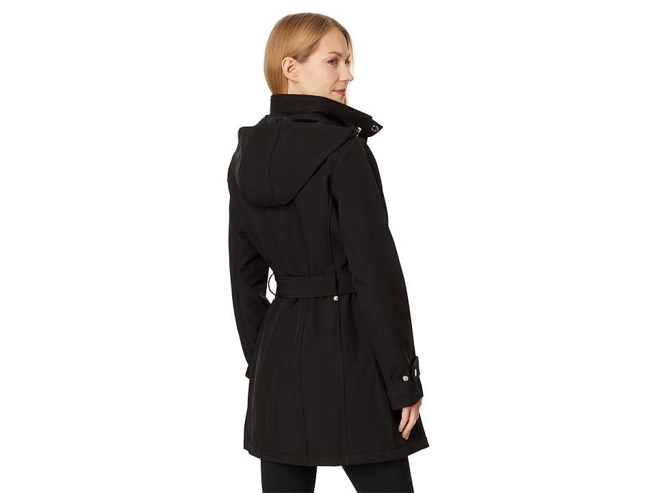 MICHAEL Michael Kors Snap Front Softshell M523225BZ Women's Jacket Product Image