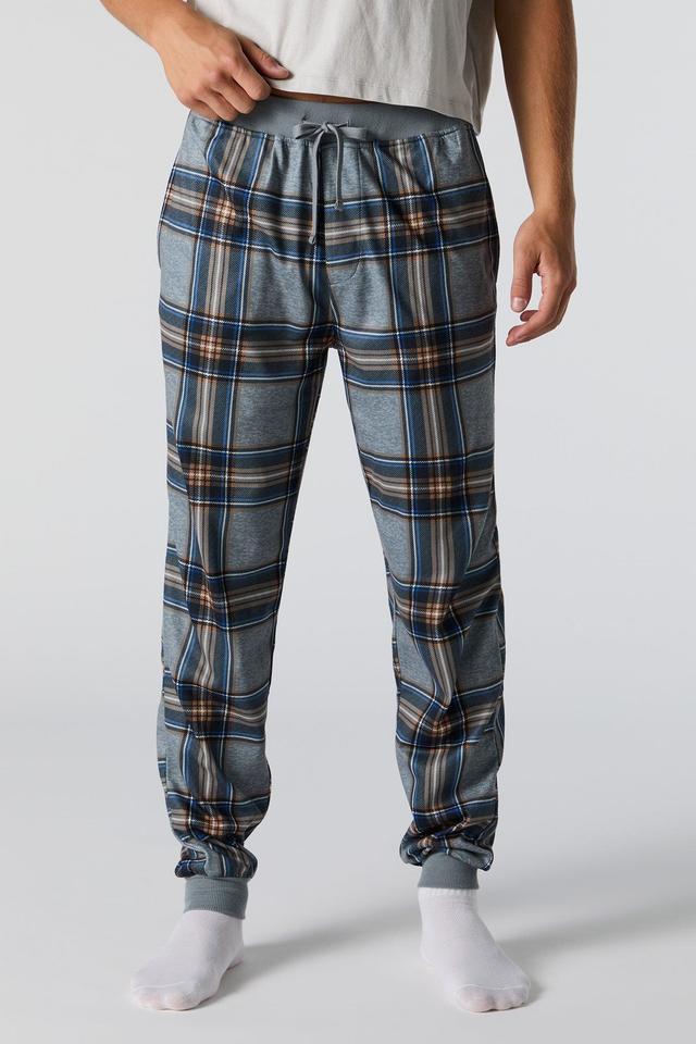 Plaid Pajama Jogger Male Product Image