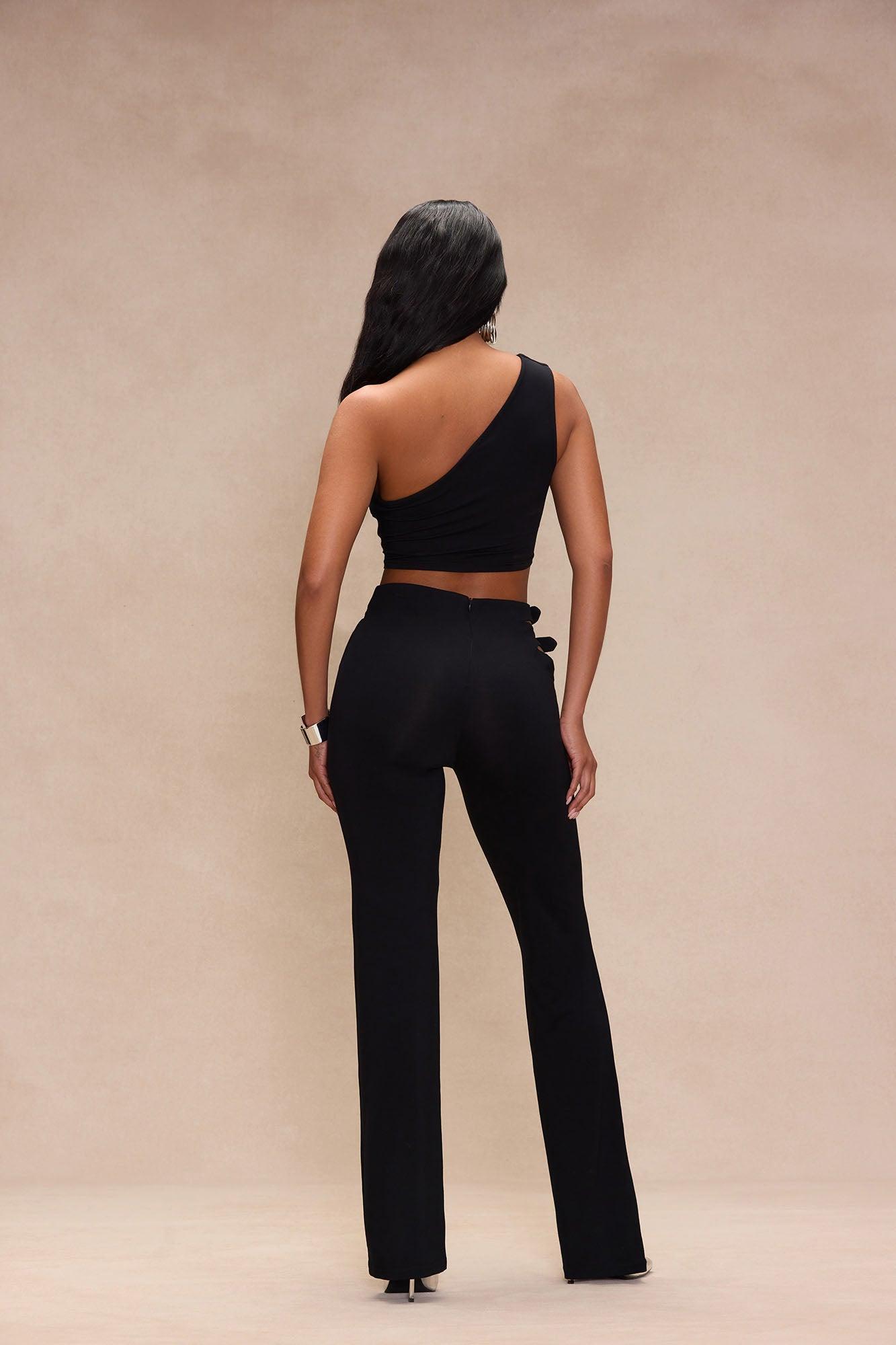 Maddie Flare Pant Set - Black Product Image