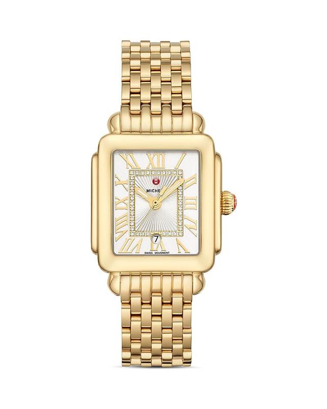 Womens Deco Madison Mid Two-Tone Diamond Dial Watch Product Image