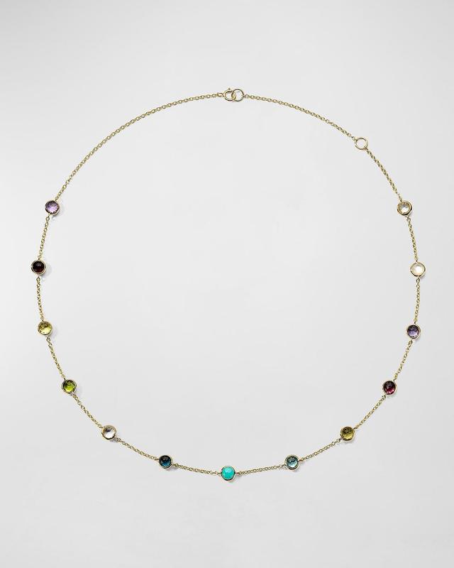 Ippolita Multicolored Gemstone Station Necklace Product Image