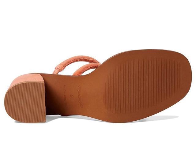 Madewell The Tayla Sandal in Suede (Classic Coral) Women's Shoes Product Image