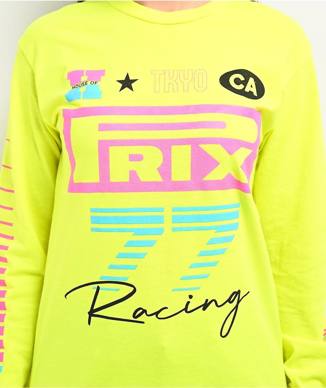 House of PRIX Max Velocity Yellow Long Sleeve T-Shirt Product Image