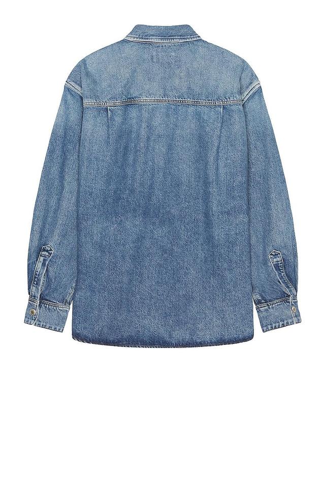 AGOLDE Camryn Denim Shirt Denim-Light. (also in ). Product Image