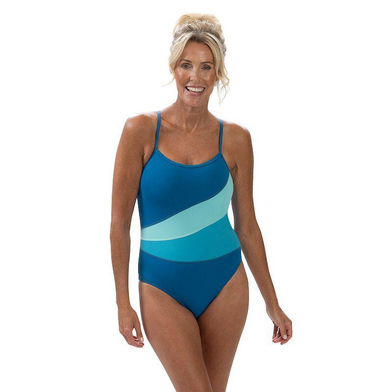 Womens Dolfin UPF 50+ Criss Cross Strap One-Piece Swimsuit Product Image