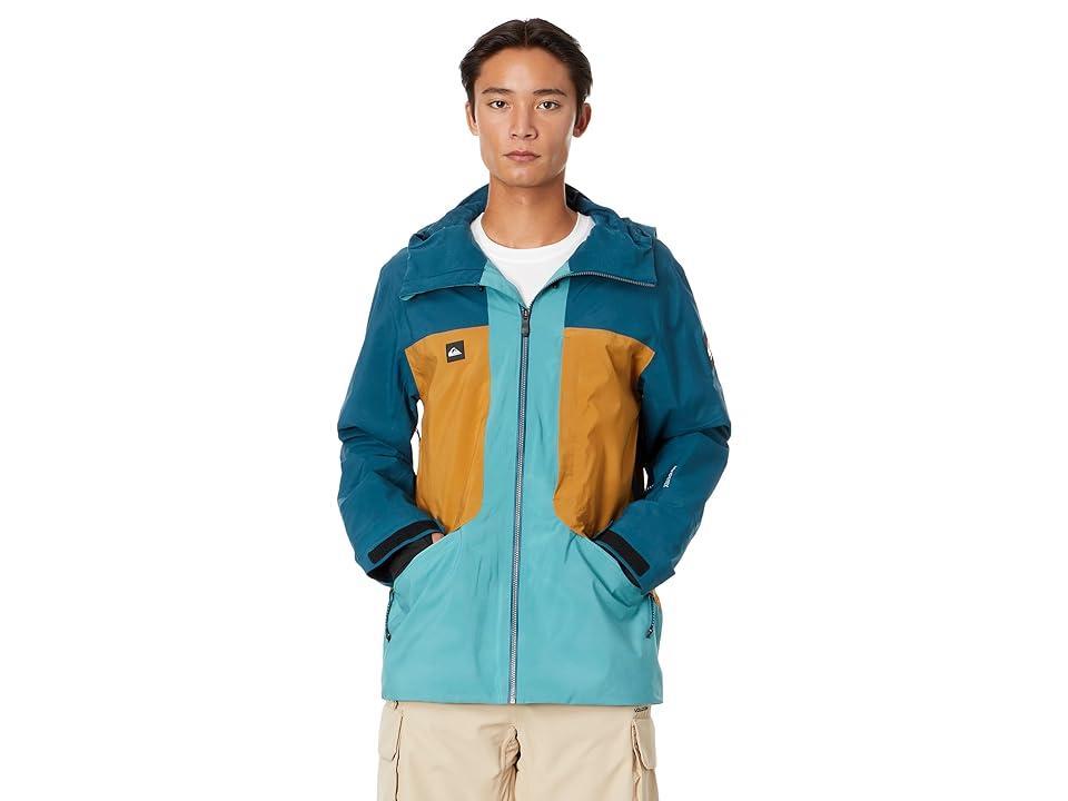 Quiksilver Snow Forever Stretch GORE-TEX(r) Jacket (Majolica Blue) Men's Clothing Product Image