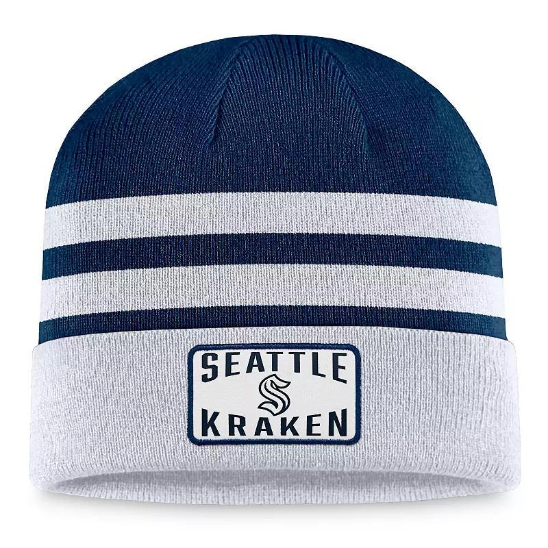 Mens Fanatics Branded Gray Seattle Kraken Cuffed Knit Hat Product Image