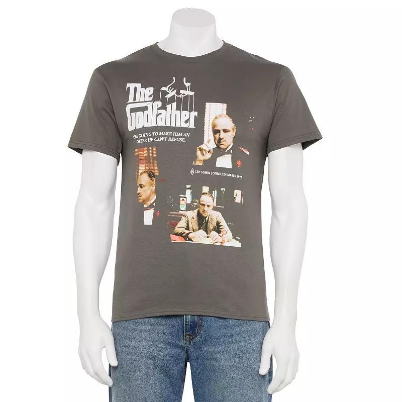 Mens The Godfather An Offer He Cant Refuse Graphic Tee Grey Product Image