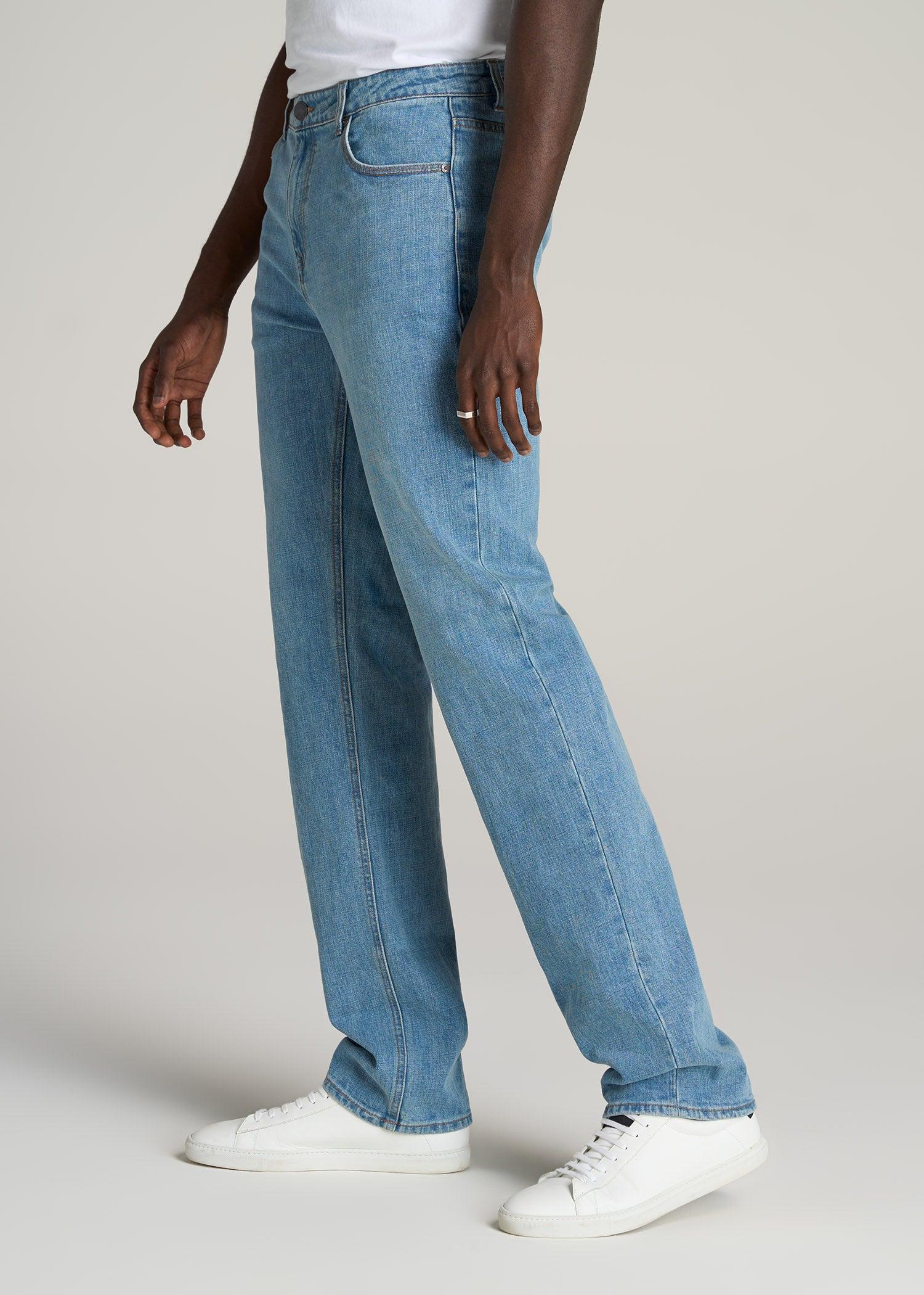 LJ&S STRAIGHT LEG Jeans for Tall Men in Heritage Faded Male Product Image