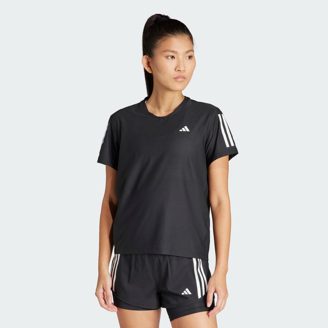 adidas Own The Run Tee Preloved Fig S Womens Product Image